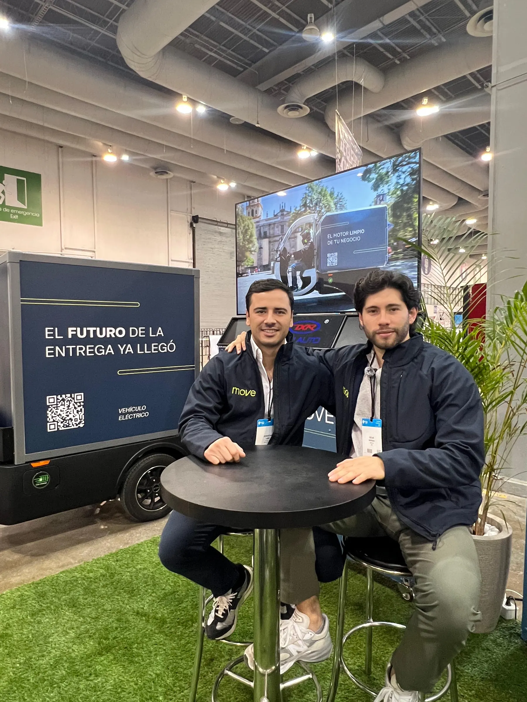 MOVE team at an electric mobility event